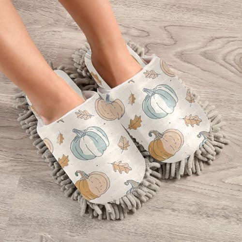 Zhirexin Mop Slippers for Men Women House Cleaning