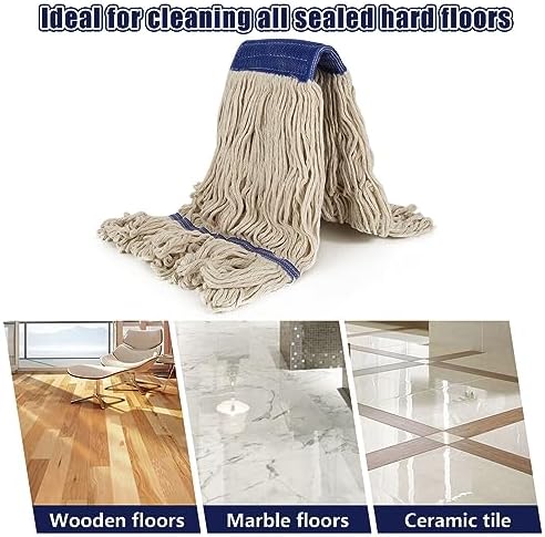 ZOFORTY 6Pcs Heavy Duty Mop Head Refills