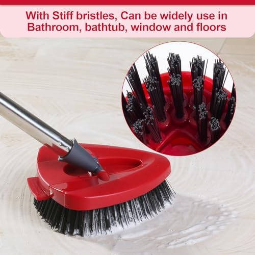 2 Pack FunCee Scrub Brush Heads for O Cedar EasyWring Spin Mop