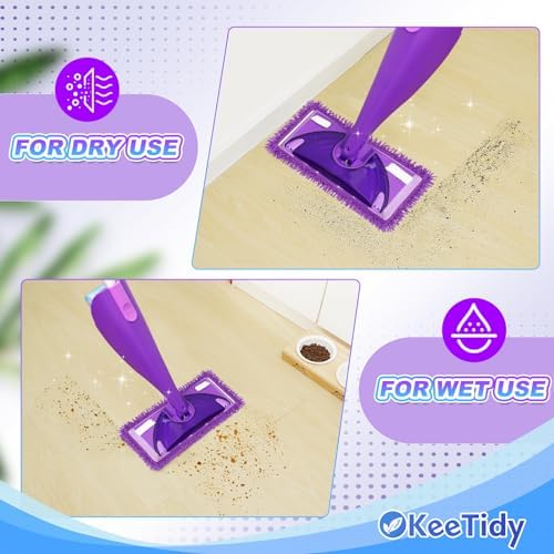 KeeTidy Reusable Mop Pads for Swiffer Wet Jet 5 Pack 1