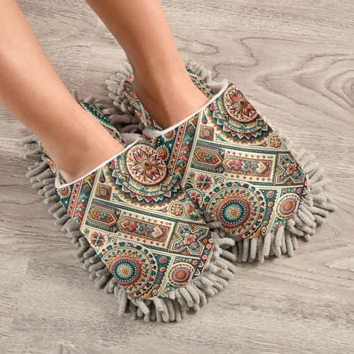 Zhirexin Mandala Kitchen Cleaning Slippers