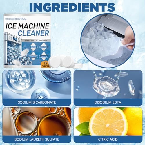 YIVANNUO Ice Machine Descaler - 24 Clean Tablets