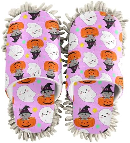 Burbuya Boo Animal Mop Slippers for Home Cleaning