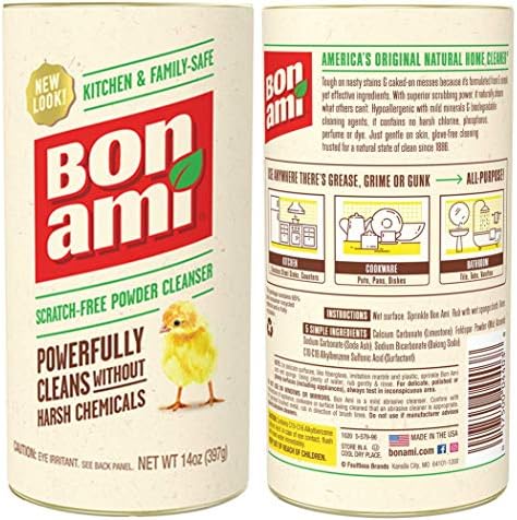 BON AMI Powder Cleanser 4 Pack - All-Purpose Odor Absorbing