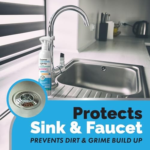 Durabasics 12 Oz Ceramic Coating Spray Kit - Shine Seal Protect Kitchen Bath Surfaces