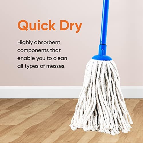Superio Cotton Mop Head Refill - 10 Inch Strings