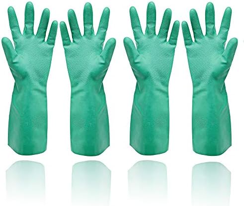 GAYISIC Reusable Kitchen Cleaning Gloves 2 Pairs