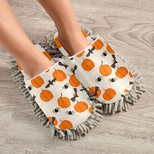 Burbuja Cute Bats Pumpkins Mopping Slippers 1