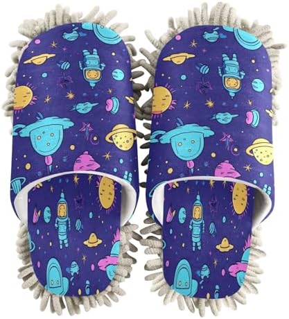 Zhirexin Cartoon Astronaut Cleaning Slippers