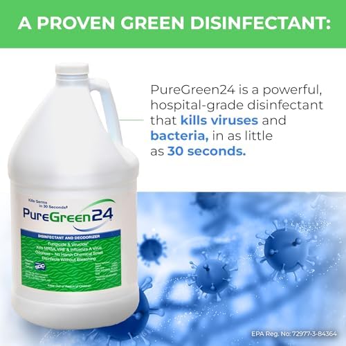 PureGreen24 Value Pack Disinfectant - Safe Effective Odorless