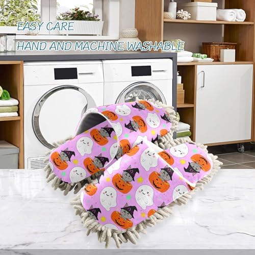 Burbuya Boo Animal Mop Slippers for Home Cleaning