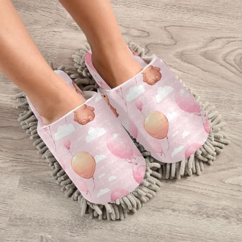Bulletgxll Mopping Slippers with Microfiber Pad