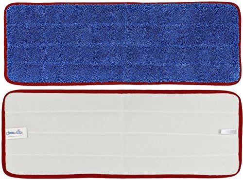 CleanAide All-Purpose Mega Microfiber Mop Pads 6-Pack Red 1