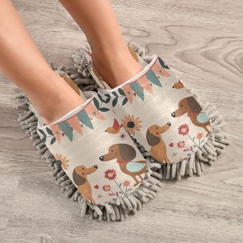 Zhirexin Cute Couple Kitchen Cleaning Slippers