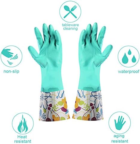 Aixingyun Dishwashing Rubber Gloves 3 Pairs