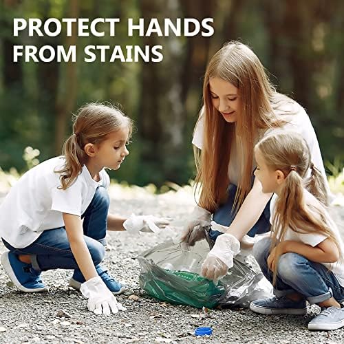 Squish Disposable Gloves 4 Mil Thick 2 Pack 100PCS Large Size