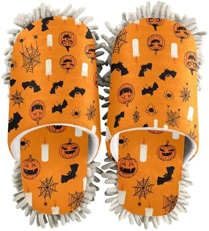 Burbuja Bat Candle Mop Slippers for Home Cleaning