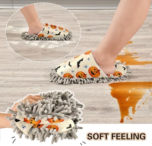 Burbuja Dust Mop Slippers for Home Cleaning
