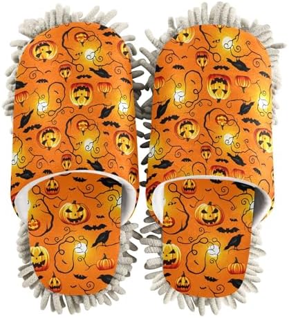 Burbuja Spooky Halloween Dust Mop Slippers