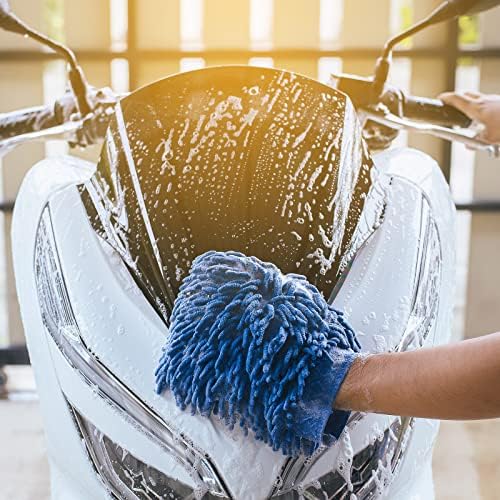 Potchen 6 pcs Microfiber Dusting Gloves and Mitt