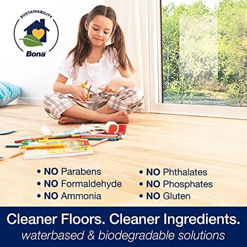 Bona Hardwood Floor Cleaner - 64 Fl Oz - Cedar Wood Scent 1