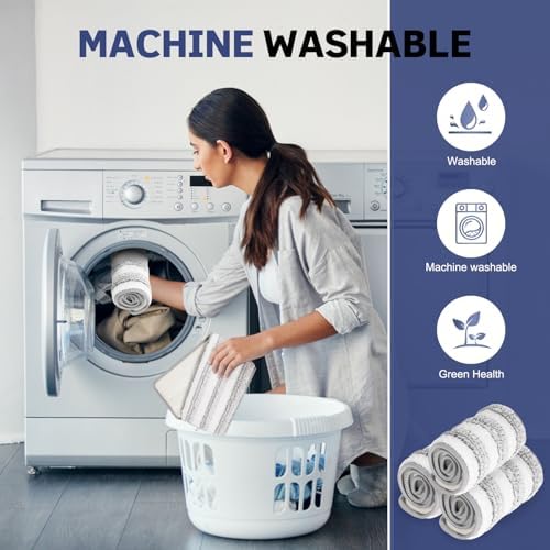 AmaVins 3-Pack Microfiber Mop Pads for Bona Mop
