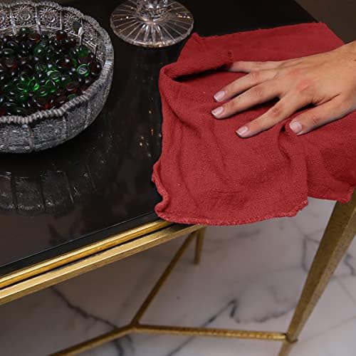 Avalon Towels Cotton Shop Rags 12x14 Inches Pack of 100