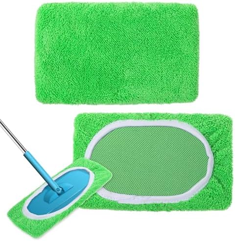 2 Pack Reusable Swiffer Mop Pads - Washable Durable 1