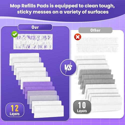 25 Pack Power Mop Pad Refills for Swiffer