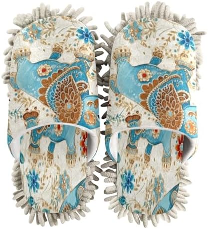 Zhirexin Mandala Textured Cleaning Slippers