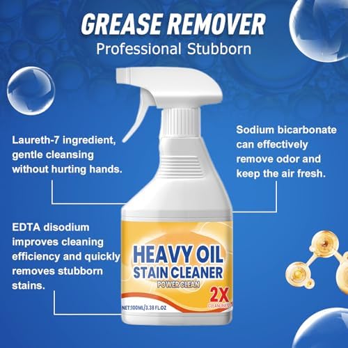 Heavy Oil Cleaner for Kitchen Surfaces 2025 Upgrade