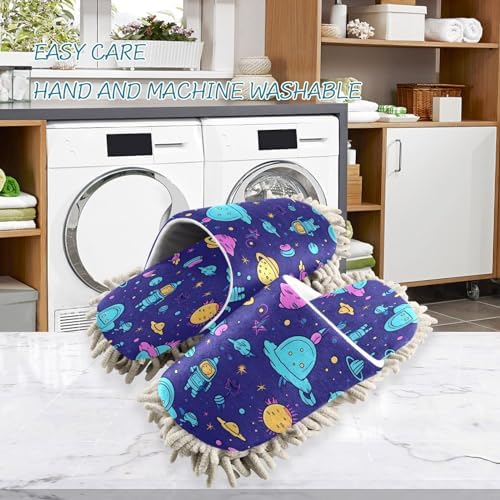 Zhirexin Cartoon Astronaut Cleaning Slippers