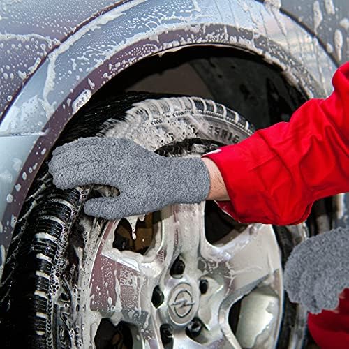 Bencailor 6 Pairs Microfiber Dusting Gloves 1