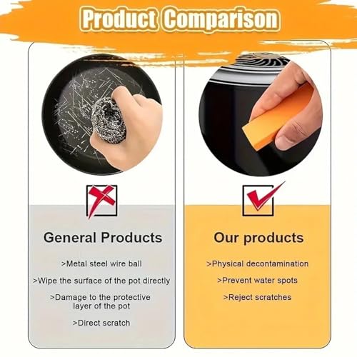 Crayfomo Stainless Steel Scratch Eraser for Fridge and Kitchen