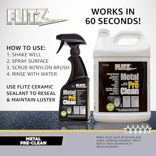 Flitz Metal Pre-Clean - 1 Gallon USA-Made Cleaner