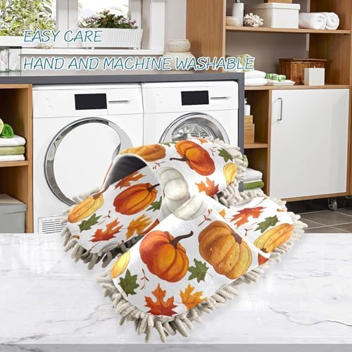 Zhirexin Thanksgiving Cleaning Slippers with Microfiber Mop Pads
