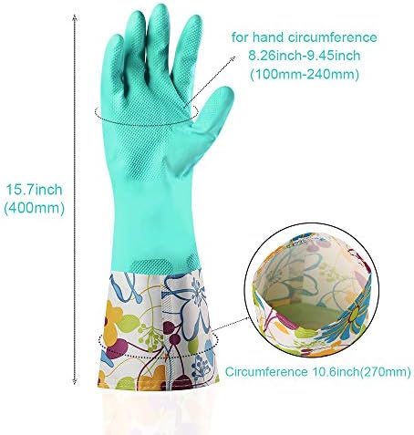 Aixingyun Dishwashing Rubber Gloves 3 Pairs