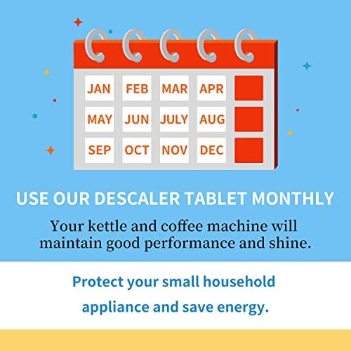NATRUTH 20 Pack Limescale Remover Tablets for Kettle Coffee Machine 1
