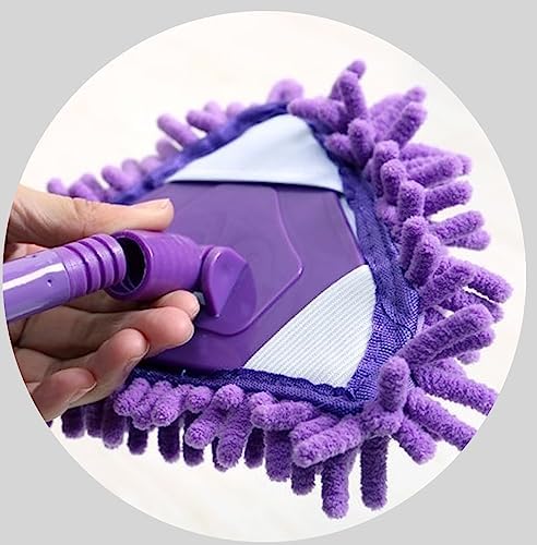 MAXBECK 180 Rotatable Adjustable Triangle Mop for Wet and Dry Cleaning