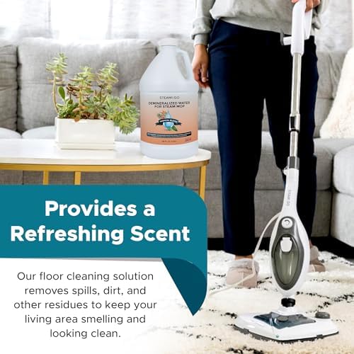 Steam Go Demineralized Water - 128 Fl Oz PVC-Free Multi-Surface