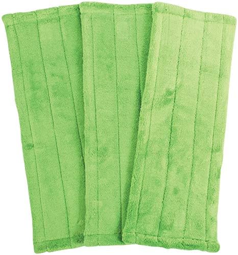 Cen-Tec Systems 94797 Microfiber Mop Heads 3-Pack Green
