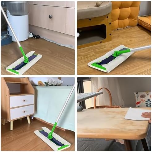 SUZZYVINE XL Dry Mop Refills for Swiffer 98x17 Extra Thick 80 Count
