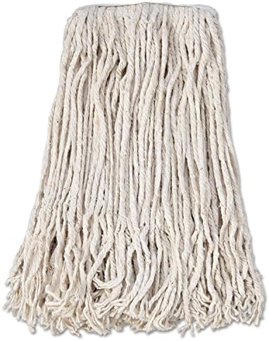 Boardwalk Banded Cotton Mop Heads 24 White Pack of 12 1