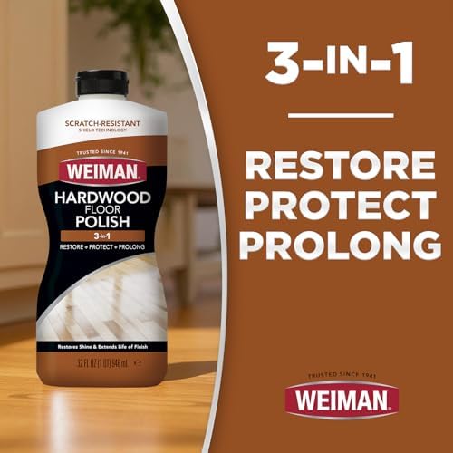 Weiman Wood Floor Polish 32 Oz 3PC Bundle