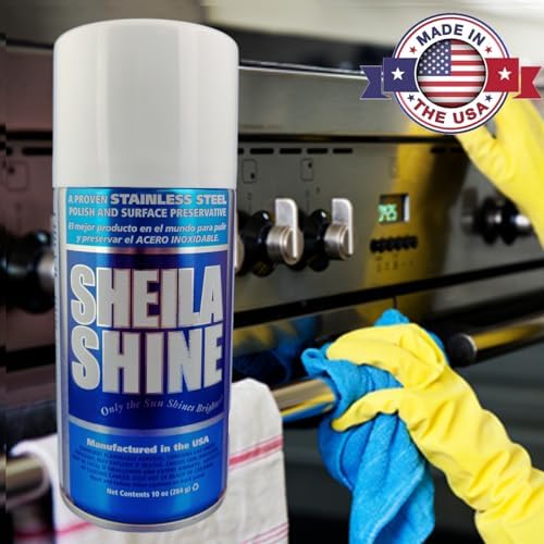 Sheila Shine 2 x 10 Oz Stainless Steel Cleaner Polish Spray