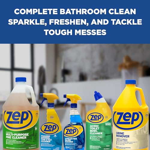 Zep Foaming Tub Tile Cleaner - 32 oz Case of 4 No Scrub