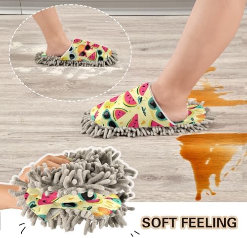 Bulletgxll Mop Slippers - Washable Soft and Dust-Free