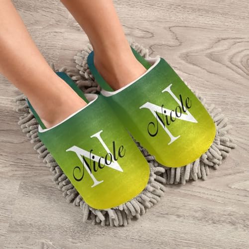 RunningBear Custom Mop Slippers with Microfiber Pad