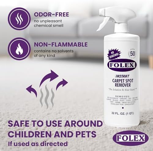 FOLEX Instant Carpet Spot Remover 128 oz - 2 Pack