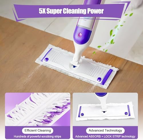 32 Count Swiffer PowerMop Replacement Mop Pads Refills for Multi-Surface Cleaning
